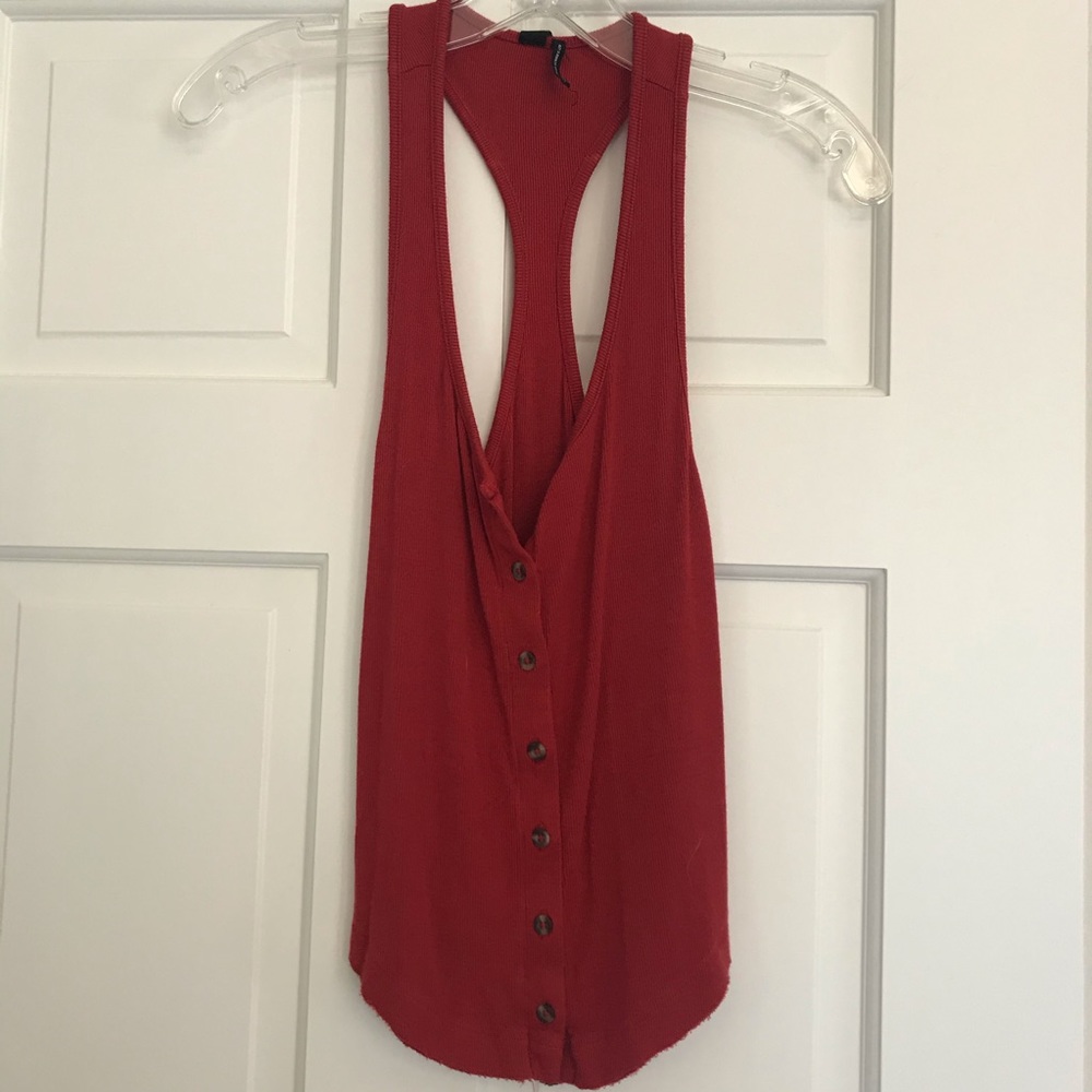 Out From Under Button-Up Tank